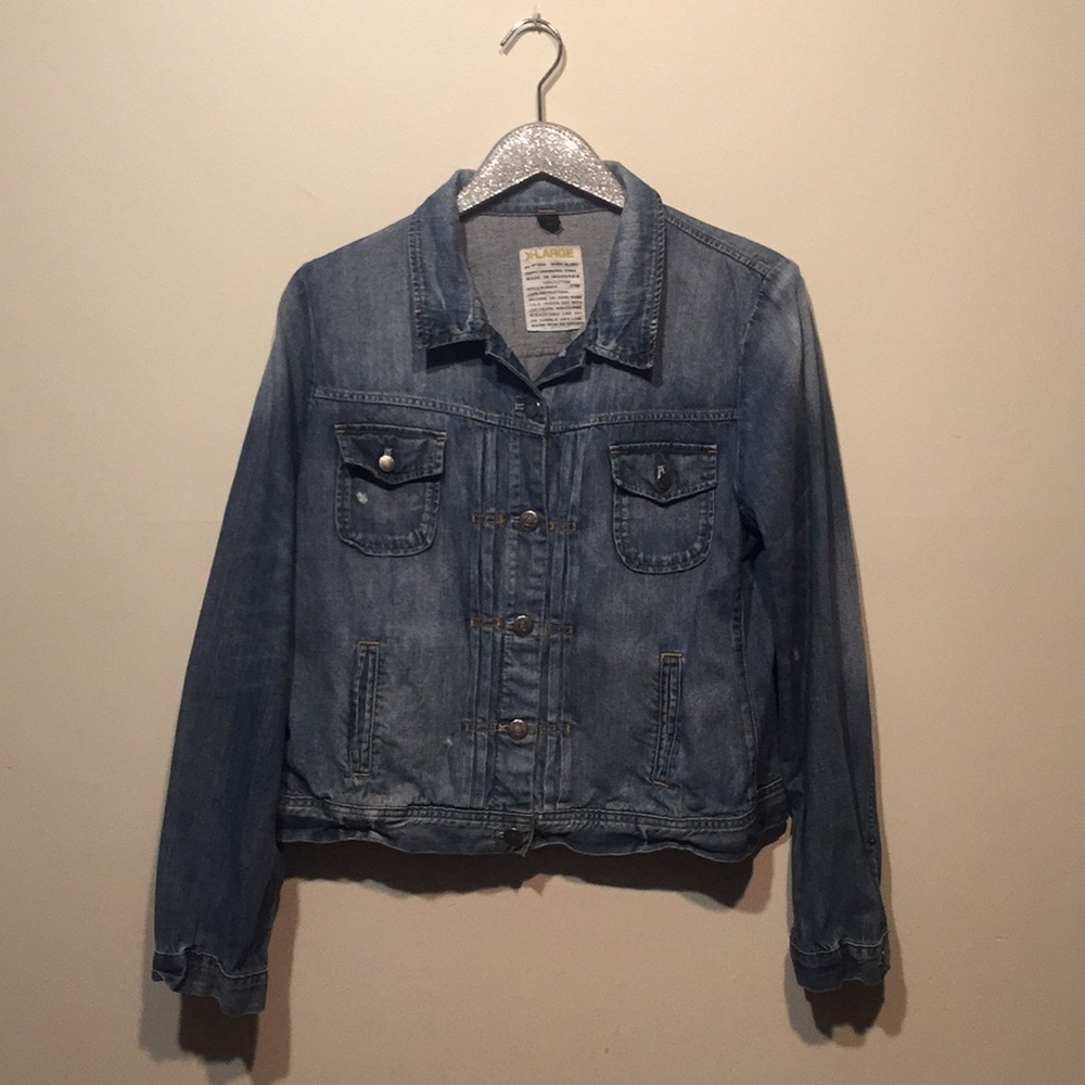 J. Crew denim jacket women’s size extra large XL